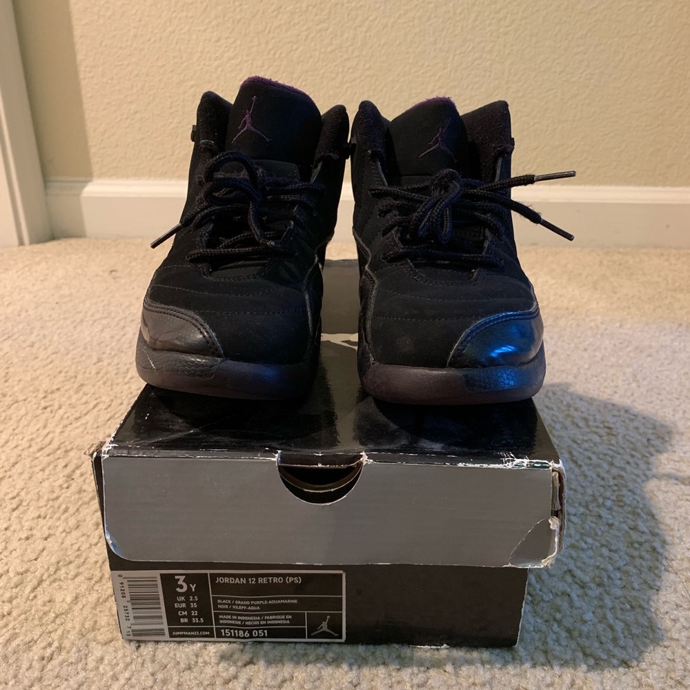 JORDAN GRAND PURPLE 12S SIZE 3Y